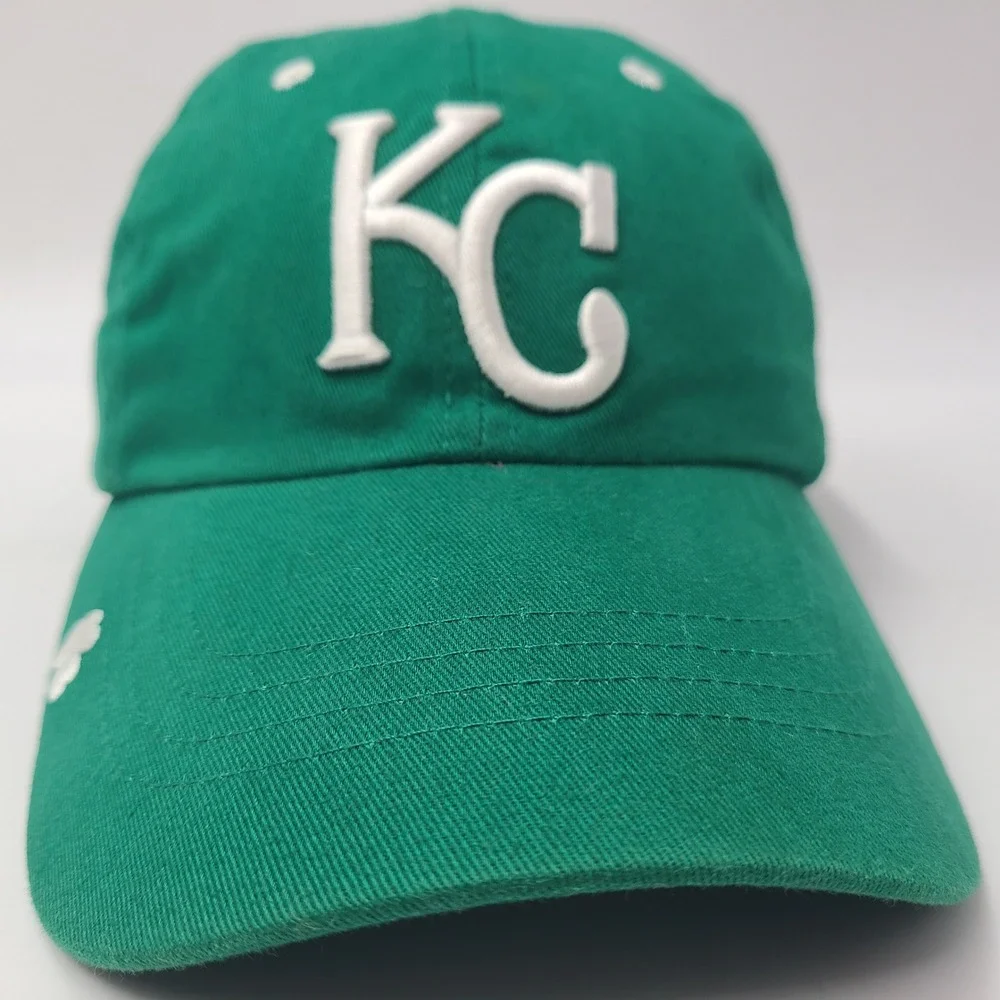 Kansas City Royals Hat Adjustable (Fits Small) Green White MLB St Patricks Day
